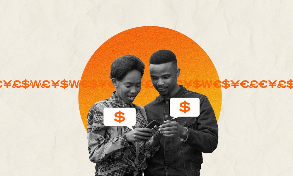 I løpet av de siste ti årene har antall mennesker med tilgang til en bankkonto steget globalt med 50 prosent, særlig i utviklingslandene er utviklingen er stor. Det er store fremskritt for å bekjempe fattigdom. Grafikk: Lauge Eilsøe-Madsen
